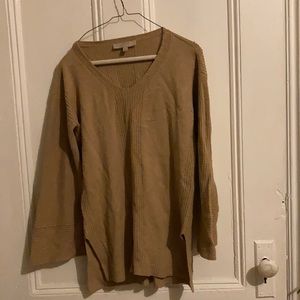 Loft balloon sleeve sweater tunic dress